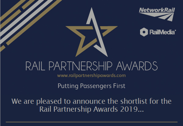 ATL Shortlisted for Rail Partnership Awards 2019